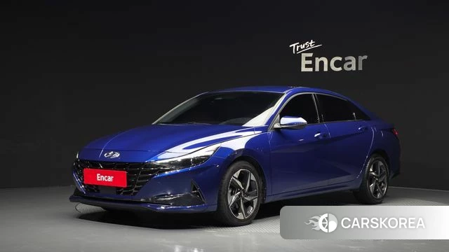 Hyundai Avante (CN7) 2020 Синий из Кореи