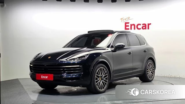 Porsche Cayenne (PO536) 2019 Синий из Кореи