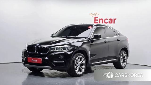 BMW X6 (F16) 2018 Черный из Кореи
