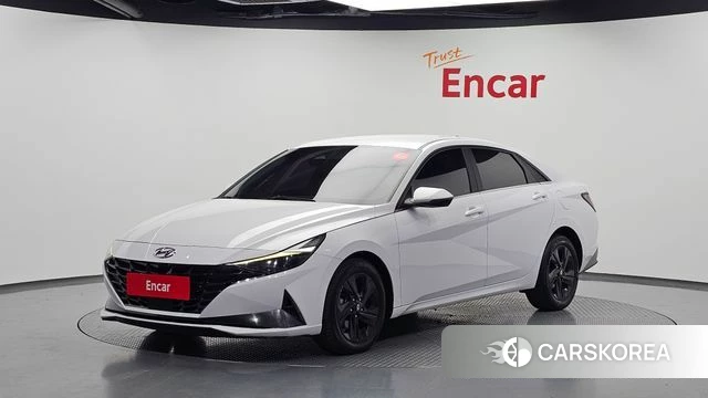 Hyundai Avante (CN7) 2020 Белый из Кореи