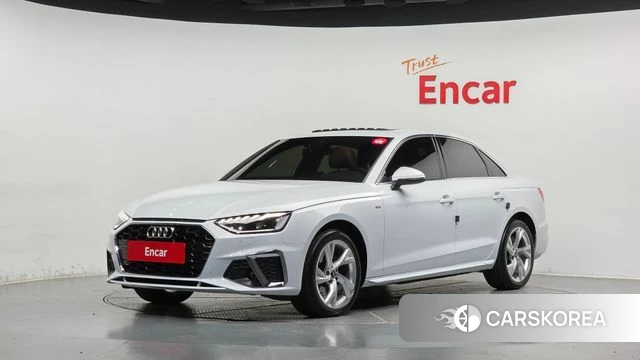 Audi A4 (B9) 2022 Белый из Кореи