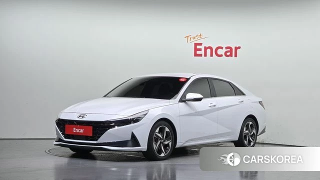 Hyundai Avante (CN7) 2022 Белый из Кореи
