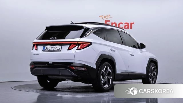 Hyundai Tucson (NX4) 2021 Белый из Кореи
