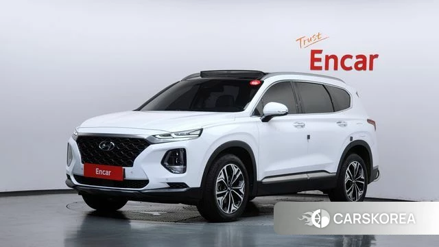 Hyundai Santa Fe TM 2019 Белый из Кореи