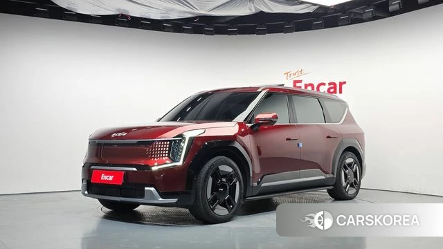 Kia EV9 2023 Красный из Кореи