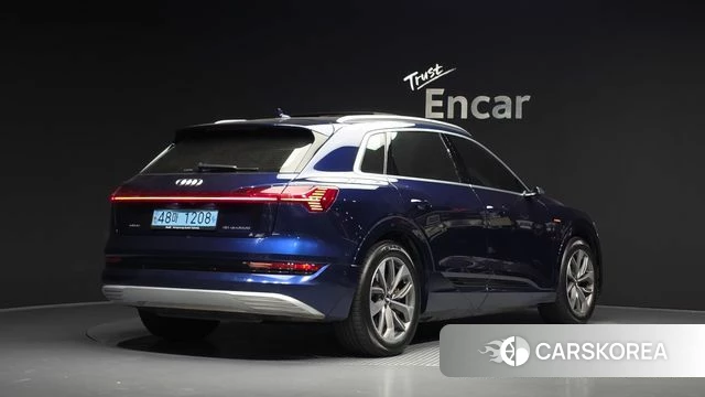 Audi e-Tron 2020 Синий из Кореи