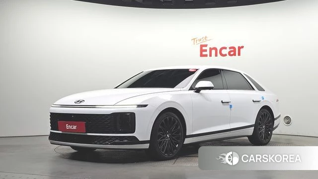 Hyundai Grandeur Hybrid (GN7) 2024 Белый из Кореи
