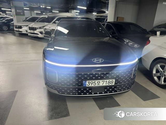 Hyundai Grandeur (GN7) 2024 Черный из Кореи