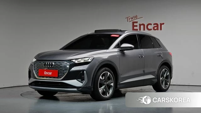 Audi Q4 e-Tron (F4) 2022 Серебристо-серый из Кореи