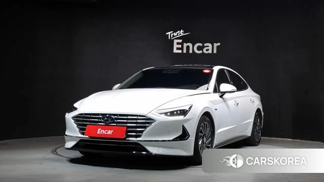 Hyundai Sonata Hybrid (DN8) 2019 Белый из Кореи