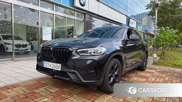 BMW X4 (G02) 2022 Черный из Кореи