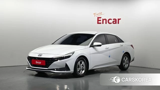 Hyundai Avante (CN7) 2021 Белый из Кореи