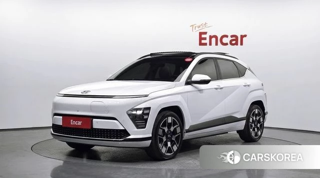 Hyundai Kona Electric (SX2) 2023 Белый из Кореи