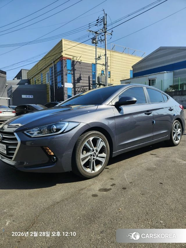 Hyundai Avante AD 2018 Серебристо-серый из Кореи