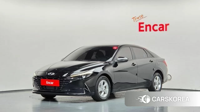 Hyundai Avante (CN7) 2021 Черный из Кореи