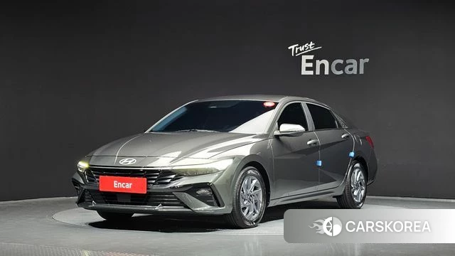 Hyundai The New Avante Hybrid (CN7) 2023 Темно-зеленый из Кореи