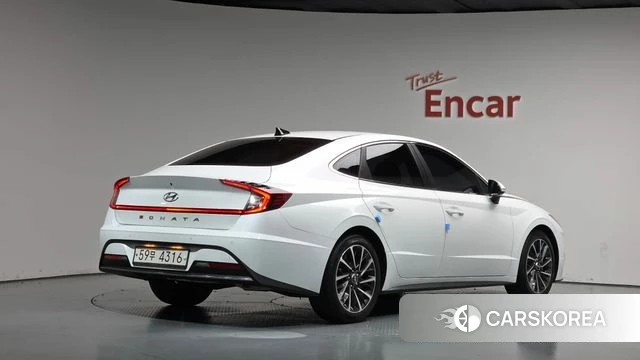 Hyundai Sonata (DN8) 2019 Белый из Кореи