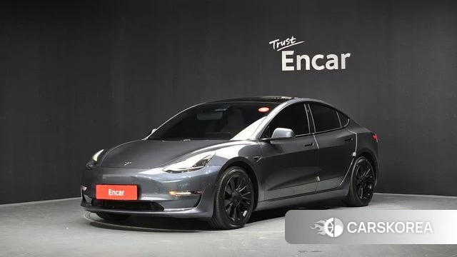 Tesla Model 3 2021 Серый из Кореи