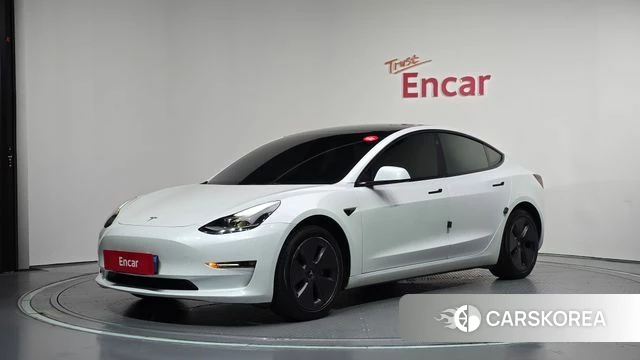 Tesla Model 3 2022 Белый из Кореи