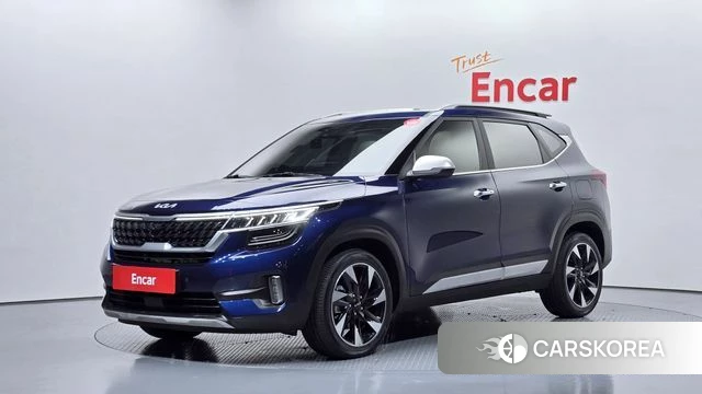 Kia Seltos 2021 Синий из Кореи