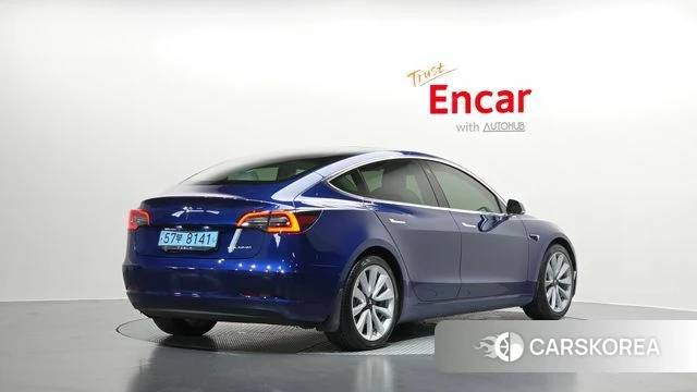 Tesla Model 3 2020 Синий из Кореи