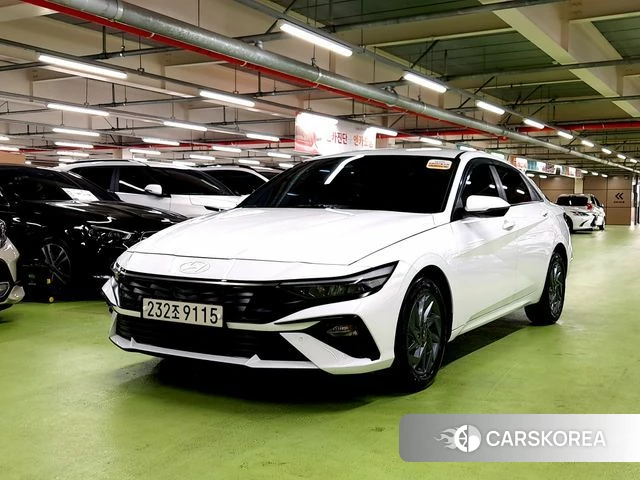 Hyundai The New Avante (CN7) 2025 Белый из Кореи