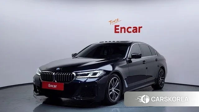 BMW 5 Series (G30) 2022 Черный из Кореи