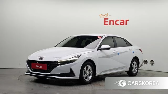 Hyundai Avante (CN7) 2022 Белый из Кореи