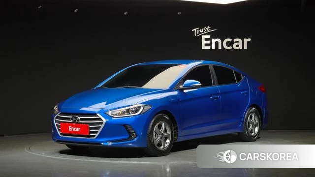 Hyundai Avante AD 2018 Синий из Кореи