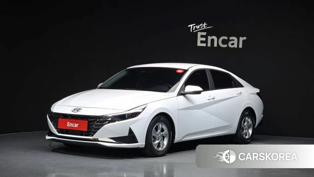 Hyundai Avante (CN7) 2023 Белый из Кореи