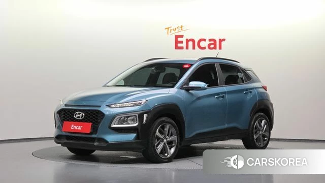 Hyundai Kona 2019 Небесно-голубой из Кореи