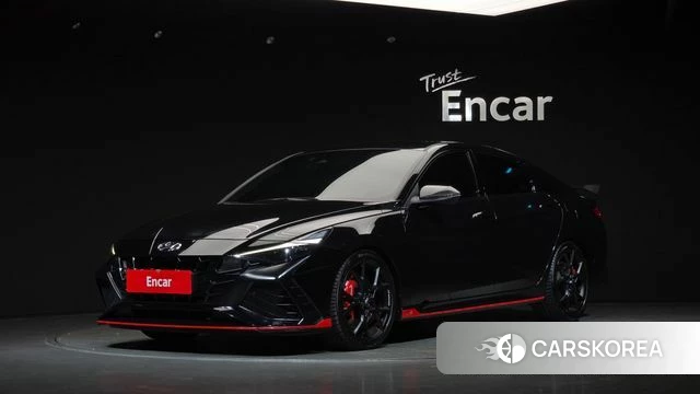 Hyundai Avante (CN7) 2022 Черный из Кореи