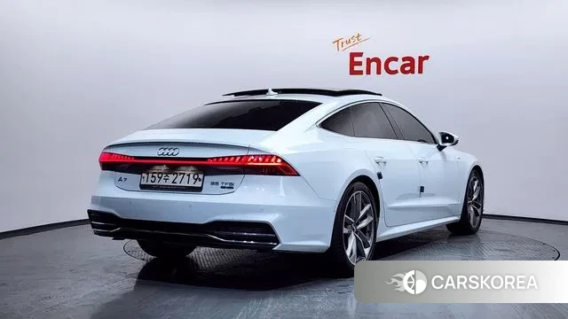Audi A7 (4K) 2020 Белый из Кореи