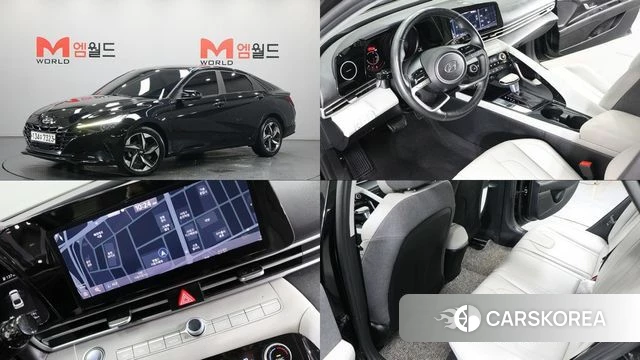 Hyundai Avante (CN7) 2020 Черный из Кореи