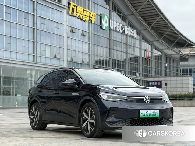 Volkswagen ID.4 CROZZ 2021 Синий из Китая
