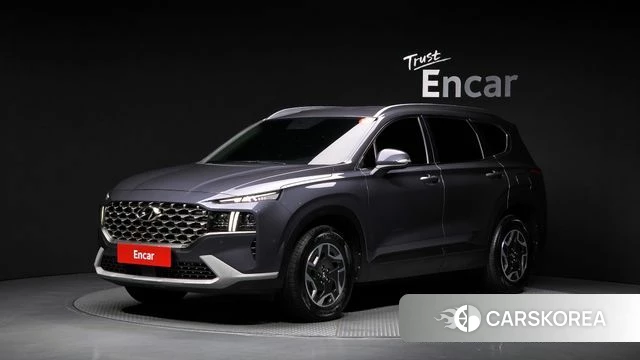 Hyundai The New Santa Fe 2022 Серый из Кореи