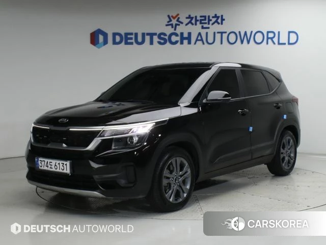 Kia Seltos 2020 Черный из Кореи