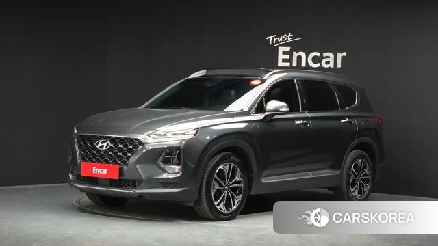 Hyundai Santa Fe TM 2018 Серый из Кореи