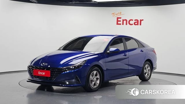 Hyundai Avante (CN7) 2020 Синий из Кореи