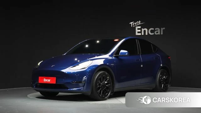Tesla Model Y 2024 Синий из Кореи