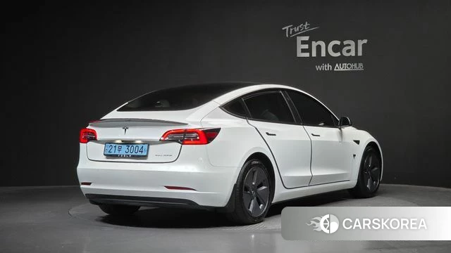 Tesla Model 3 2021 Белый из Кореи