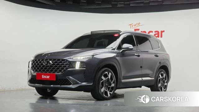 Hyundai The New Santa Fe 2022 Серый из Кореи
