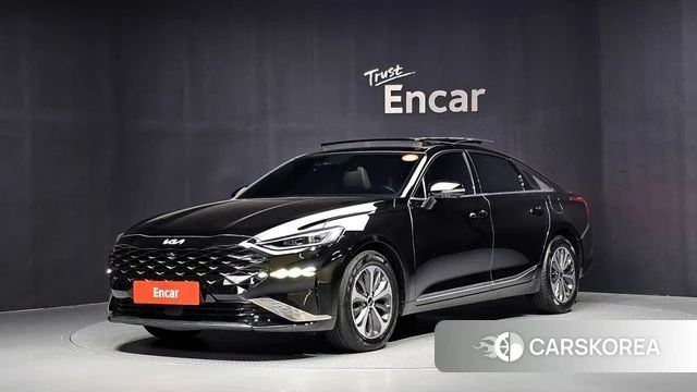 Kia K8 Hybrid 2022 Черный из Кореи