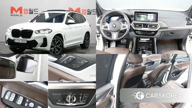 BMW X3 (G01) 2024 Белый из Кореи