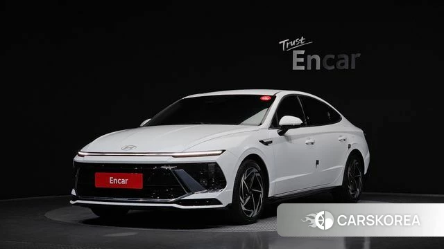 Hyundai Sonata D Edge Hybrid (DN8) 2024 Белый из Кореи