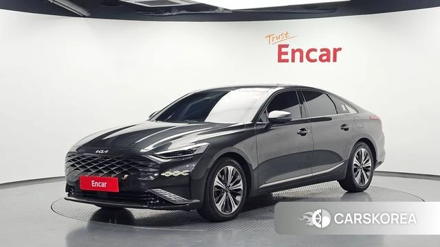 Kia K8 Hybrid 2021 Серый из Кореи