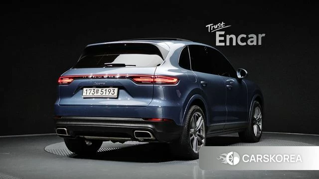 Porsche Cayenne (PO536) 2020 Синий из Кореи