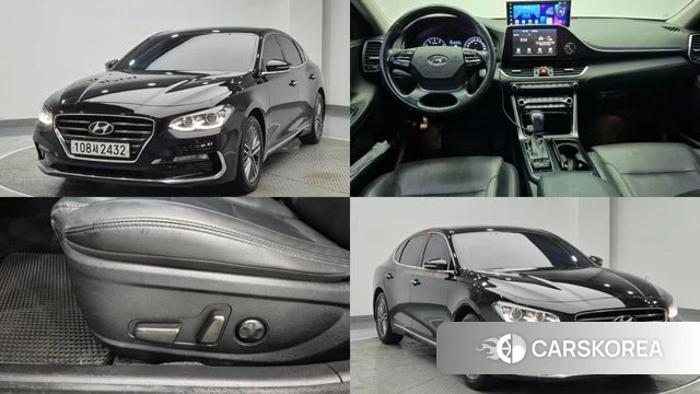 Hyundai Grandeur IG 2019 Черный из Кореи