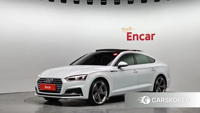 Audi A5 (F5) 2019 Белый из Кореи
