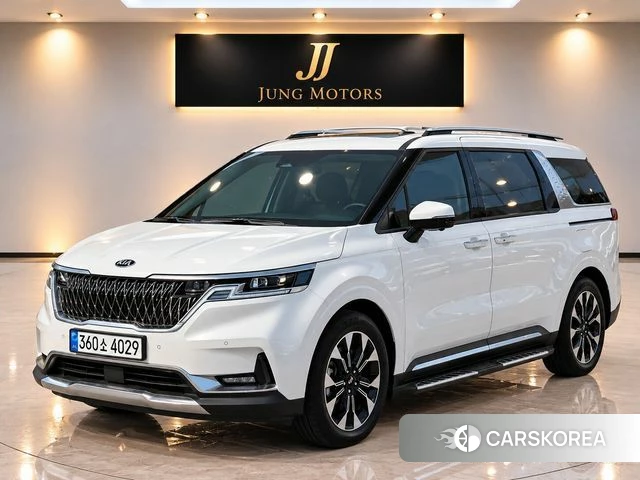 Kia Carnival 4th generation 2021 Белый из Кореи